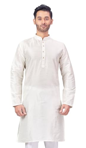 Image of Studio Shringaar Men's Cotton Relaxed Fit Straight Kurta