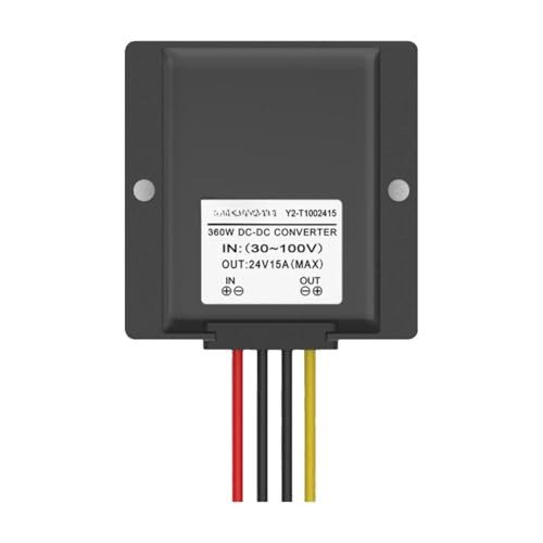 Convertisseur abaisseur 30V-100V to 24V 15A DC DC régulateur de tension pour batterie 48V 60V 72V 80V