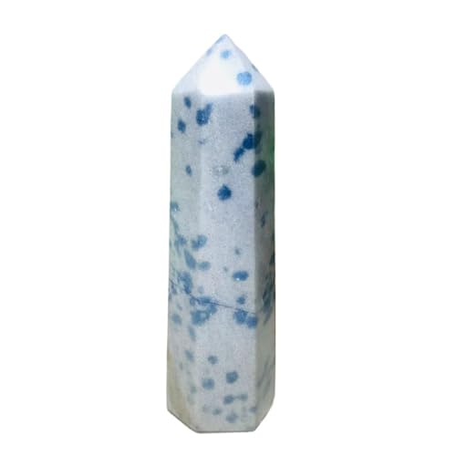 Quartz bleu tour de granite naturel 1kg pour decoration de salon zen et meditation