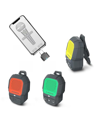 Avantree - Auracast Clip-On Speakers for Group Listening, Multiple Audio Sharing for Family, Hiking...