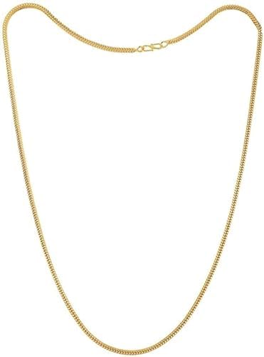 Handicraft Kottage Chain Necklace for Women (Golden)(HK-AGCM-5025-01)