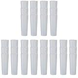 PARENCE.- Set de 20 vasos tubulares de plástico duro reutilizables - 33cl / gran capacidad, todo tipo de bebidas, anti-rotura (Paquete de 3)