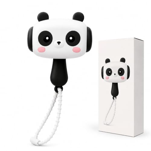Image of Cute Animal Character Hammer Toy with Wrist Strap, Silicone Handheld Squeeze Play Toy for Kids, Cartoon Design Fun Activity Toy for Boys Girls, Birthday Return Gift Indoor Game