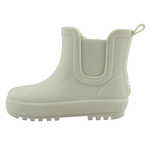 BEARPAW Toddler and Kids' Rain Boots with Faux-Fur Lining – Waterproof Rubber Chelsea Boot for Boys & Girls3