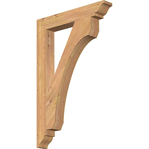 3 1/2"W x 24"D x 36"H Legacy Traditional Smooth Bracket, Western Red Cedar