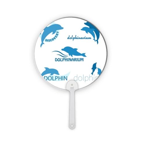 Éventail Blue Ocean Dauphin pour fraîcheur et déco de table