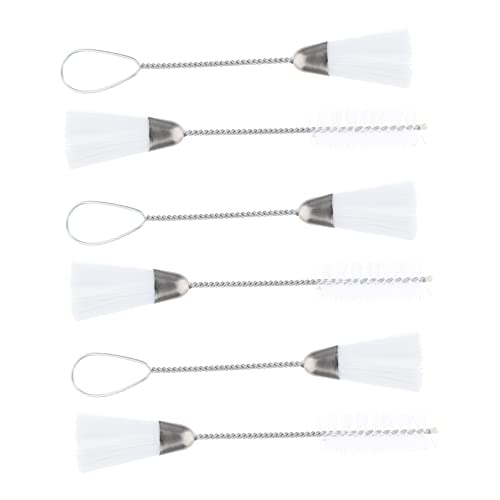 EPIGEIST 3 Piezas Cepillo De Limpieza Pincel Máquina De Coser Cepillo Pequeños Cepillos De Limpieza Cepillos para Limpieza De Maquinas De Coser Mini Acero Inoxidable