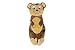 Outward Hound Squeakimals Plush Small Dog Squeaky Toy, Monkey, 5 unique noisemakers