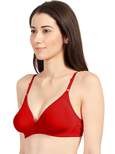 Image of SONARI Omania Womens Non-Padded Cotton Polyester Bras - Solid, Non-Wired, Medium Coverage, Hand Washable (Pack of 2)