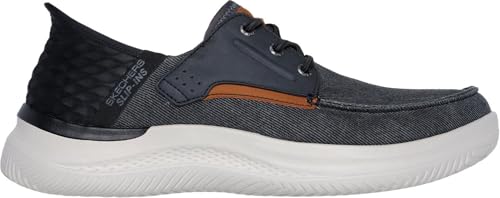 Image of Skechers Men's Hasting Niko Loafer | Casual, Slip-ins, Relaxed Fit, Air-Cooled Memory Foam, Vegan