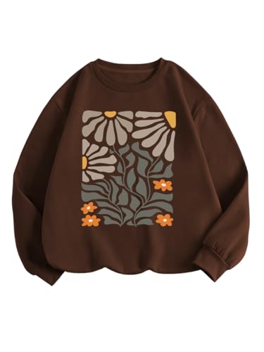 TAGAS Women’s Sweatshirt| Jumper Women Winter Wear| Floral Print (Sweatshirt) for Women |Womens Winter wear