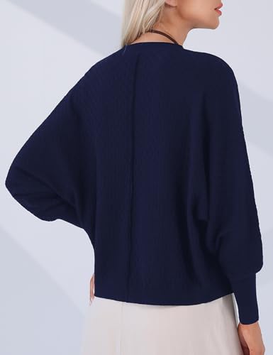 Totatuit Fall Outfits for Women 2024 Women's Cardigan Lightweight Long Sleeve Sweater Crewneck Knit Button Down Casual Top2