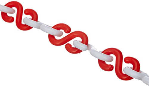 Image of Plastic Chain AK-PCS - Size 8 mm x 48 mm, Red and White (Pack of 20)