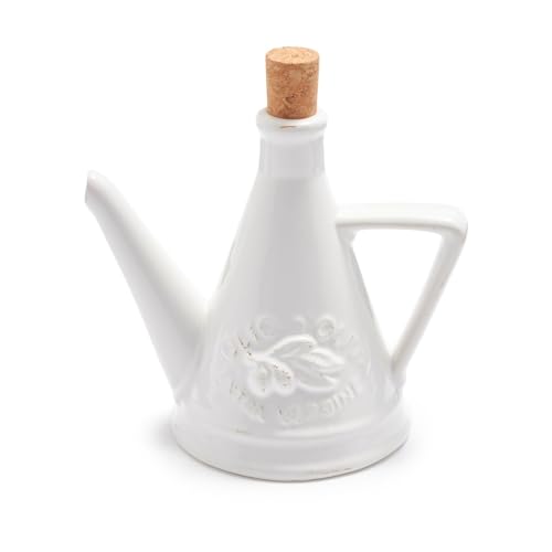 Sur La Table Farmhouse Italian Oil Cruet, White