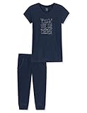 Schiesser Mädchen Anzug kurz' Zweiteiliger Schlafanzug, Blau (Nachtblau 804), 152