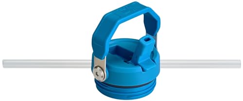 Image of Stanley IceFlow Flip Straw 2.0 Water Bottle 50 OZ | Built-In Straw with Larger Opening | Lightweight & Leak-Resistant | Insulated Stainless Steel | BPA-Free | Azure