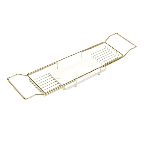 Kefeng お風呂 テーブル バスタブトレー ステンレス 伸縮70-90CM お風呂テーブル かびない バスタブラック 浴槽物置台 バスタブテーブル 浴槽上トレイ 浴槽スタンド 入浴剤収納 水切り シンク上 スマホ タブレット用 大容量 (ジルコニウムゴ