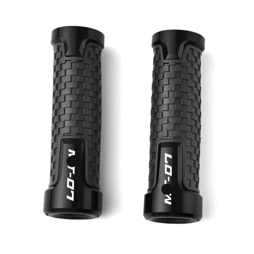 Poignées de guidon moto CNC antidérapantes 7/8 pouces anti-vibration