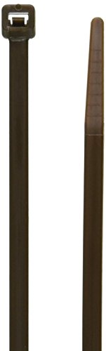 Morris 20616 Nylon Cable Tie with 50-Pound Tensile Strength, 8-Inch Length, Brown, 100-Pack