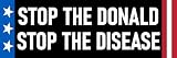 Stop the Trump Sticker STD 2024 Stop the Disease