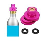 Quick Adapter for CO2 Soda Machine,Connecting Original blue CO2 Cylinder with TR21-4 Male Thread,Compatible with Terra/Art/DUO Soda Maker