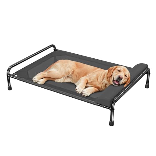 Simple Trending Elevated Dog Bed for Large Dogs, Cooling Raised P...