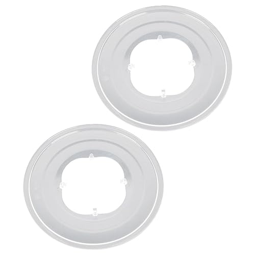 GRIRIW 2Pcs Transparent Flywheel Cover Durable Rear Hub Protector for Mountain Bike Accessories Lightweight Design Prevents Dirt and Mud from Spokes Easy to Clean and Maintain