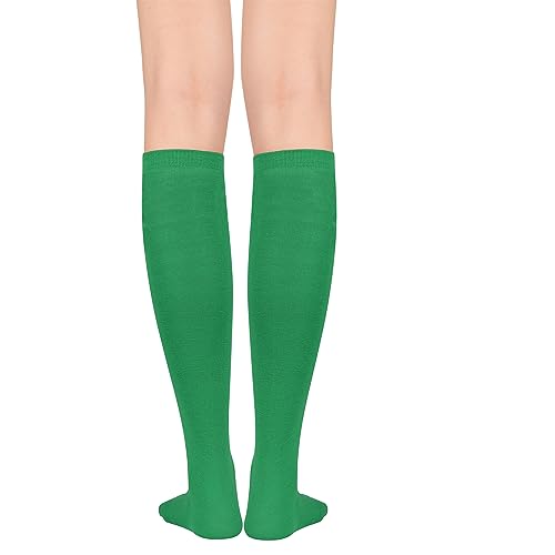 American Trends Knee High Socks For Women Long Athletic Thin Thigh High Stocking Outdoor Sport Casual Tube Socks Green thumb #1