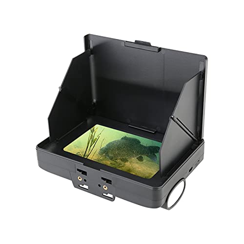 Cámara de pesca submarina 3 0M 1200TVL Buscador de peces Cámara de pesca submarina de 5 pulgadas Monitor 1 0PCS LED Visión nocturna de 195 grados Cámara de rueda de mar Metal Para pesca en lago, barco