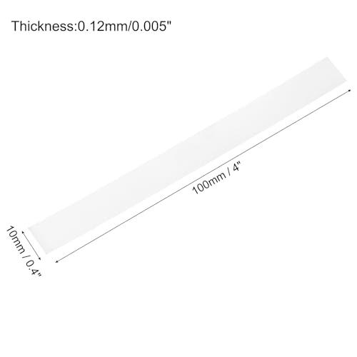 Image of MECCANIXITY Pure Nickel Strip 0.12mm x 10mm x 100mm Battery Soldering Tab Nickel Solder Tab for Battery Pack and Spot Welding 20 Pcs