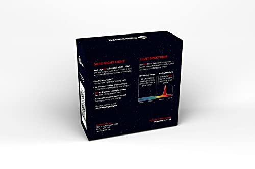 Red LED Dim Night Light for Bedrooms & Bathrooms [2 Pack] - BioRhythm Safe - (Teddy Bear)