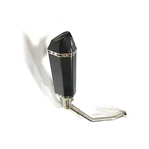 Tuyau d'échappement moto YZF-R15 R125 finition inox
