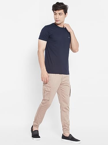 Image of SAPPER Men's Slim Fit Cotton Joggers
