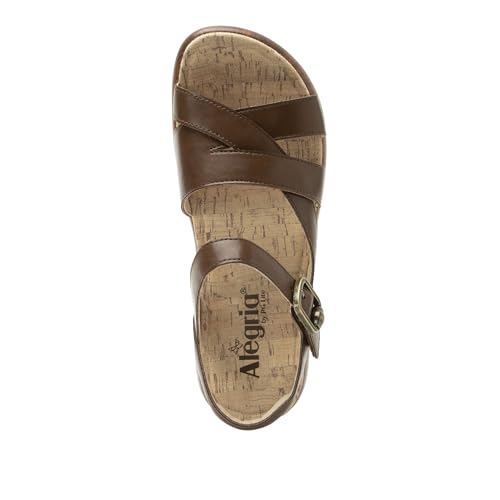 Image of Alegria Women Bianca Leather Gladiator Strap Sandal