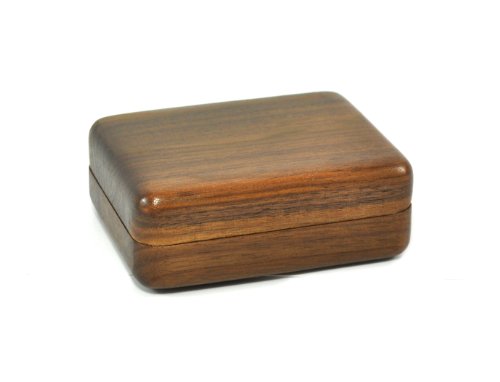 Walnut Grove Solid Wood Walnut Keepsake Treasure Box (Small)