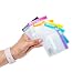 mumi Mini Zip Pouch Set | 7 Reusable Zipper Pouches | Accessories Organizer | Writable Label and Color-Coded Containers | Small Pouch Size: 3 x 3 inches