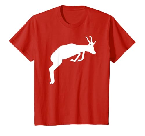Springbok T-Shirt, Youth, Red, Medium