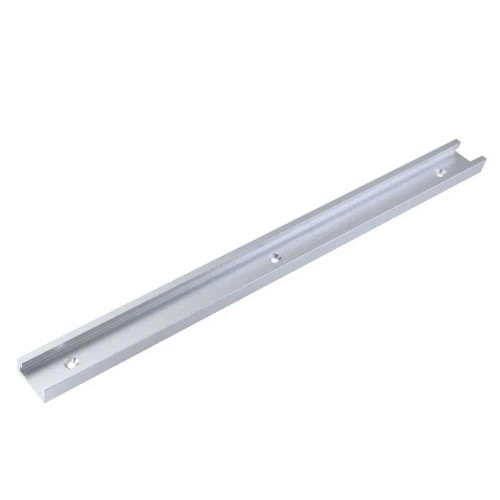 Aluminum T-Slot Bar Silver T Slot Miter Jig Tool Length 400/600mm, Aluminium Alloy T-Track for Woodworking 1pc(400mm)