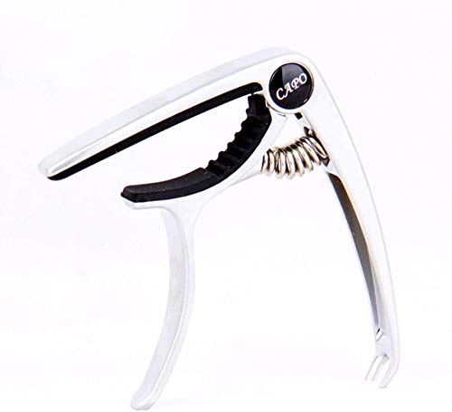 Mustang Alloy Guitar Capo for Acoustic Guitar, Electric Guitar, Ukulele (Limited Period Offer) With 5 Picks Free