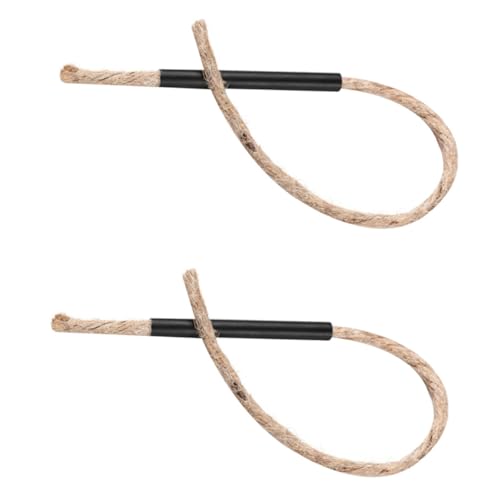 Kisangel 2sets Quality Material Fire Starter Matchstick Rope Portable Camping Tool 2pcs*2