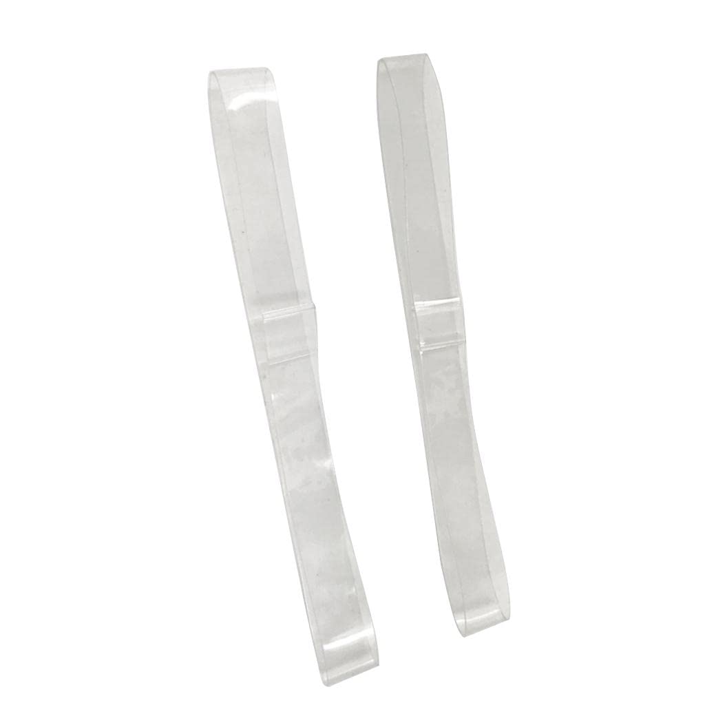 MYADDICTION3 Pairs Clear Invisible Shoe Straps For Loose Shoes, Dancing High Heels & More - Transparent