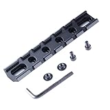 1. **Material de aleación de aluminio de alta calidad**: Este adaptador de montaje en riel de 20 mm y 6 ranuras utiliza material de aleación de aluminio 100% nuevo, que tiene una excelente durabilidad y resistencia a la corrosión, lo que garantiza un uso normal en diversos entornos hostiles.