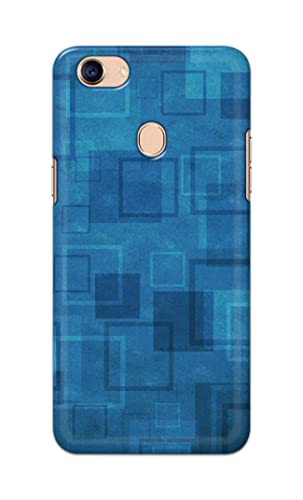 Image of Printed Hard Back Cover Case for Oppo F5 | Oppo F5 Youth | Oppo F5 Plus Back Cover (Plain Azure Blue) -702