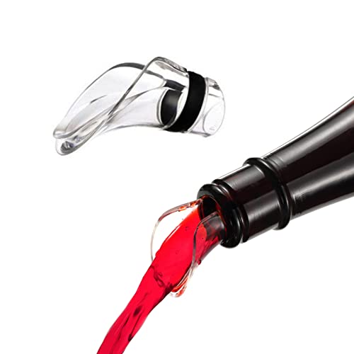 Boenoea Weinbelüfter Ausgießer - Premium Belüftungsausgießer und Dekanter, 2 Stück Cover