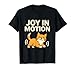 Joy in Motion Cute Cat Happy Pet Lover Design T-Shirt