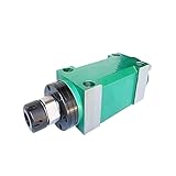 1pc ER20/25/32 Collet Power Head Machine Tool Head for Boring Milling Drilling High Speed Waterproof(ER32-Angular Contact)