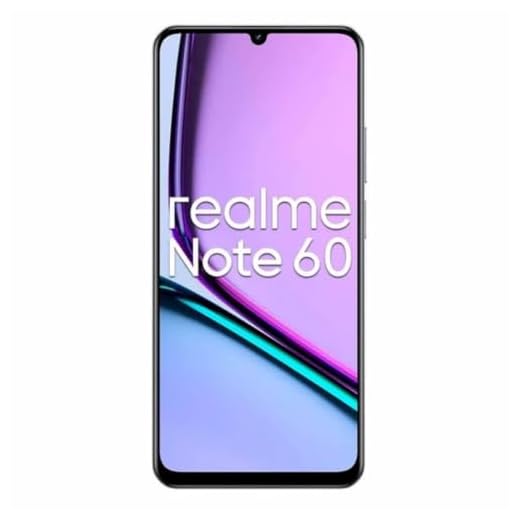 Realme Note 60-128GB - 4GB Ram - Câmera 30MP - Bateria 5000mAh - Tela de 6,74'' - Preto