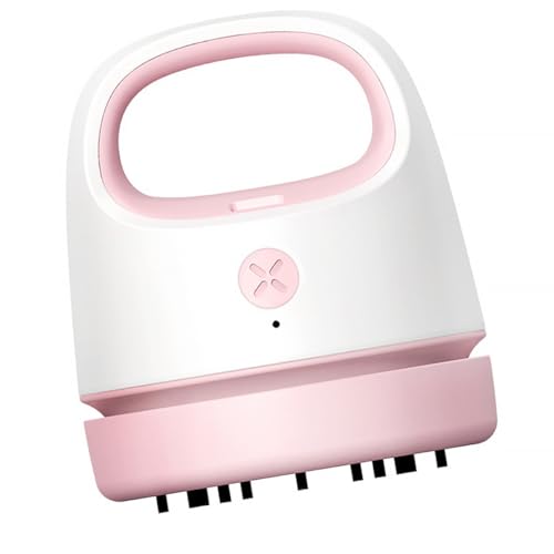 KICHOUSE Colector de Polvo Portátil para Escritorio Carga USB, Aspiradora Pequeña Ligera de Abs Adecuado para Escuela y Coche, Limpia Migas y Polvo Fácilmente