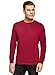 oodji Ultra Uomo Felpa in Cotone a Girocollo, Rosso, IT 48 / EU 50 / M