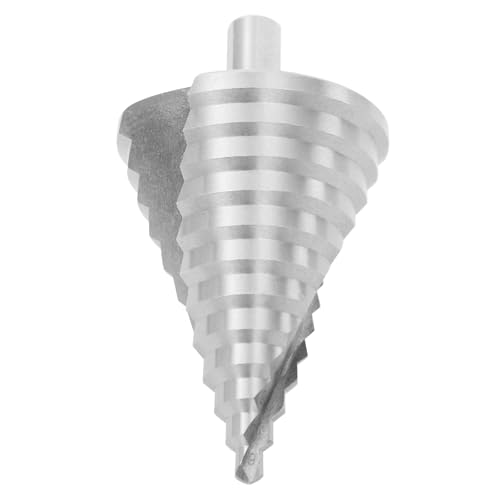 Broca cónica escalonada, broca cónica multiusos, broca cónica de metal, broca ajustable de 6 a 60 mm, adecuada para taladros manuales, taladros de mesa, taladros inalámbricos, etc.